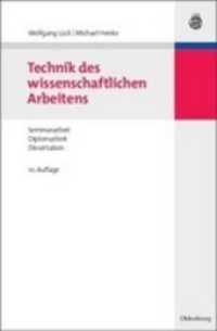 Technik Des Wissenschaftlichen Arbeitens （10TH）