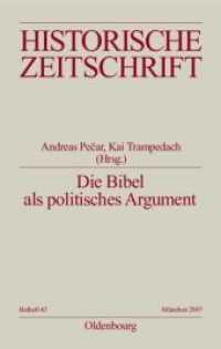 Die Bibel als politisches Argument (Historische Zeitschrift / Beihefte") 〈43〉