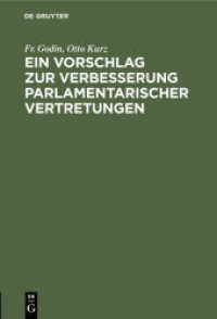 Ein Vorschlag Zur Verbesserung Parlamentarischer Vertretungen