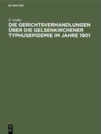 Die Gerichtsverhandlungen Über Die Gelsenkirchener Typhusepidemie Im Jahre 1901