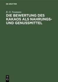 Die Bewertung Des Kakaos ALS Nahrungs- Und Genußmittel: Experimentelle Versuche Am Menschen