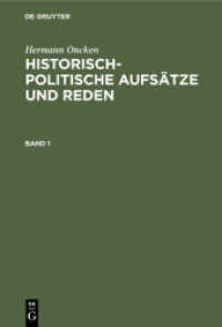 Hermann Oncken: Historisch-Politische Aufsätze Und Reden. Band 1