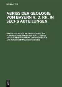 Geologische Darstellung Des Schwäbisch-Fränkischen Juras, Seines Triadischen Vorlandes Und Des Südlich Angrenzenden Molasse-Gebietes