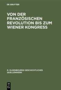 Von Der Französischen Revolution Bis Zum Wiener Kongreß (R. Oldenbourgs Geschichtliches Quellenwerk") 〈6〉