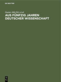 Aus Fünfzig Jahren Deutscher Wissenschaft: Die Entwicklung Ihrer Fachgebiete in Einzeldarstellungen