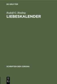 Liebeskalender (Schriften Der Corona") 〈15〉