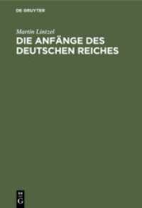 Die Anfänge des deutschen Reiches