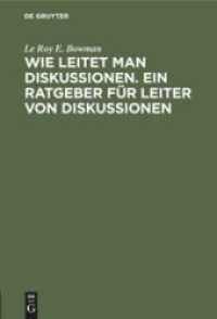 Wie Leitet Man Diskussionen. Ein Ratgeber Für Leiter Von Diskussionen: Merksätze Für Die PRAXIS