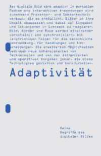 Adaptivität (Begriffe des Digitalen Bildes) （2021. 94 S. 190 mm）