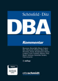 DBA : Kommentar （3. Aufl. 2024. 2200 S. 240 mm）