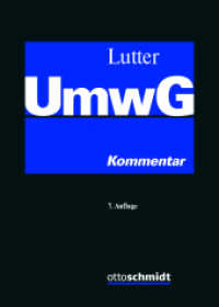 UmwG : Kommentar （7. Aufl. 2023. 3331 S. in 2 Bänden. 240 mm）