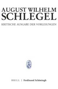 Kritische Ausgabe der Vorlesungen. 5.1 Bonner Vorlesungen Bd.1/1 : Text （2025. 600 S. 10 SW-Abb. 23.3 cm）