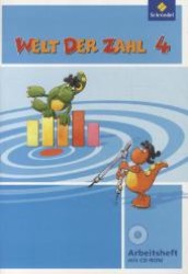 Welt der Zahl - Ausgabe 2010 für Hessen, Rheinland-Pfalz und Saarland : Arbeitsheft 4 mit CD-ROM (Welt der Zahl 21) （2012. 64 S. 297.00 mm）