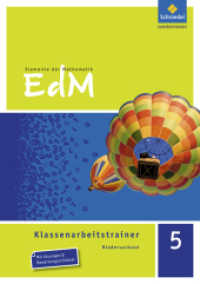 Elemente der Mathematik Klassenarbeitstrainer - Ausgabe für Niedersachsen : Klassenarbeitstrainer 5. Mit Lösungen & Bewertungsschlüssel (Elemente der Mathematik Klassenarbeitstrainer 2) （Nachdr. 2016. 128 S. m. Abb. 297.00 mm）