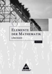 Elemente der Mathematik, Ausgabe Sachsen. 6. Schuljahr, Lösungen （2005. 136 S. 240.00 mm）