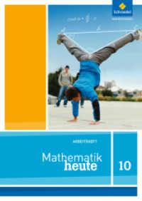 Mathematik heute - Ausgabe 2012 für Niedersachsen : Arbeitsheft 10 (Mathematik heute 52) （2017. 40 S. 298.00 mm）