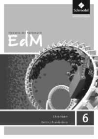 Elemente der Mathematik SI - Ausgabe 2016 für Berlin / Brandenburg : Lösungen 6 (Elemente der Mathematik SI 12) （2017. 176 S. 242.00 mm）