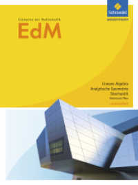 Elemente der Mathematik SII - Ausgabe 2017 für Rheinland-Pfalz : Lineare Algebra / Analytische Geometrie / Stochastik Leistungsfach  Schulbuch (Elemente der Mathematik SII 10) （Nachdr. 2017. 400 S. m. zahlr. Abb. 267.00 mm）