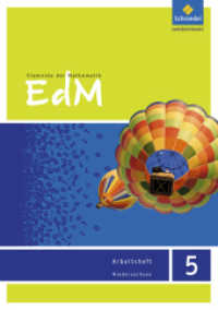 Elemente der Mathematik SI - Ausgabe 2015 für Niedersachsen G9 : Arbeitsheft 5 (Elemente der Mathematik SI 3) （2015. 64 S. m. zahlr. Abb. 297.00 mm）