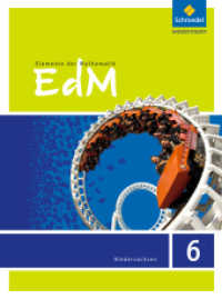 Elemente der Mathematik SI - Ausgabe 2015 für Niedersachsen G9 : Schulbuch 6 (Elemente der Mathematik SI 21) （Nachdr. 2018. 240 S. m. zahlr. meist farb. Abb. 267.00 mm）