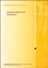 Joachim Ritter Zum Gedenken