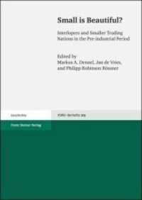 Small is Beautiful? (Vierteljahrschrift für Sozial- und Wirtschaftsgeschichte - Beihefte 213) （2011 278 p. 19 schw.-w. Abb., 21 schw.-w. Tab., 7 Grafiken und 2 Karte）