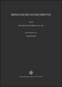 Birmanische Handschriften : Teil 8: Die Katalognummern 1376-1597