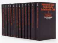 カント全集（ズールカンプ文庫版・全１２巻）<br>Werkausgabe in 12 Bänden, 12 Teile (suhrkamp taschenbuch wissenschaft 186-193) （16. Aufl., Nachdr. 2011. 5137 S. 307 mm）