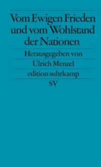 Vom Ewigen Frieden und vom Wohlstand der Nationen : Dieter Senghaas zum 60. Geburtstag (edition suhrkamp 2173) （2. Aufl. 2000. 630 S. 176 mm）