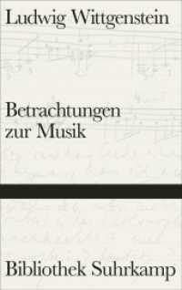 Betrachtungen zur Musik (Bibliothek Suhrkamp 1530) （2022. 253 S. 221 mm）