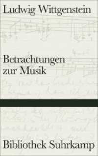 Betrachtungen zur Musik (Bibliothek Suhrkamp 1530) （2022. 253 S. 221 mm）