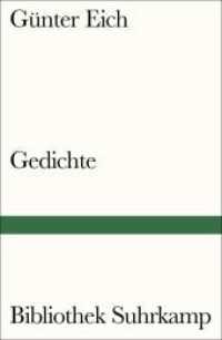 Gedichte (Bibliothek Suhrkamp 368) （2016. 145 S. 181 mm）