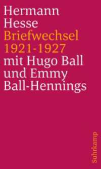 Briefwechsel 1921 bis 1927 : Kommentierte Ausgabe （2016. 631 S. mit zahlreichen Abbildungen, Bildtafeln werden auch im PO）