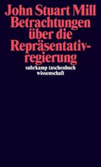 Betrachtungen über die Repräsentativregierung (suhrkamp taschenbuch wissenschaft 2067) （Originalausgabe. 2013. 336 S. 178 mm）