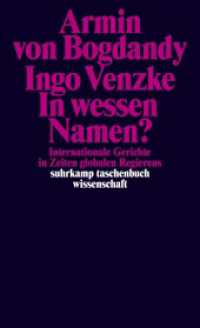 In wessen Namen? : Internationale Gerichte in Zeiten globalen Regierens. Originalausgabe (suhrkamp taschenbuch wissenschaft 2088) （Originalausgabe. 2013. 383 S. 180 mm）