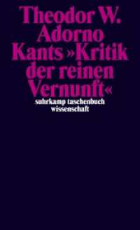 Nachgelassene Schriften. Abteilung IV: Vorlesungen : Band 4: Kants »Kritik der reinen Vernunft« (1959) (suhrkamp taschenbuch wissenschaft 2368) （2022. 440 S. 176 mm）