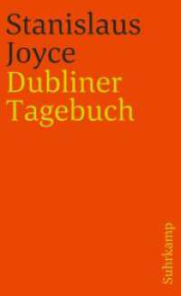 Das Dubliner Tagebuch des Stanislaus Joyce (suhrkamp taschenbuch 1046) （2. Aufl. 1984. 206 S. 178 mm）
