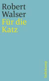 Sämtliche Werke in zwanzig Bänden : Zwanzigster Band: Für die Katz. Prosa aus der Berner Zeit. 1928-1933 (suhrkamp taschenbuch 1120) （3. Aufl. 1986. 520 S. 177 mm）