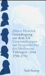 ディーター・ヘンリヒ著／自我からの基礎づけ：ドイツ観念論前史探究１７９０－１７９４年チュービンゲンからイェーナへ（全２巻）<br>Grundlegung aus dem Ich, 2 Bde. : Untersuchungen zur Vorgeschichte des Idealismus. Tübingen - Jena 1790-1794 （2004. 1740 S. 22 cm）