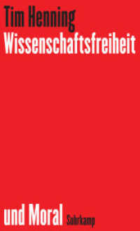 Wissenschaftsfreiheit und Moral : Beste philosophische Aufklärung zum Streitthema »Cancel Culture« （2024. 319 S. 204 mm）