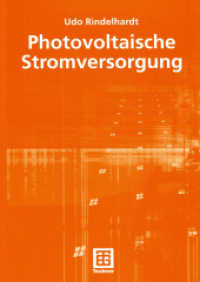 Photovoltaische Stromversorgung (Teubner-Reihe Umwelt) （2001. 198 S. 198 S. 8 Abb. 240 mm）