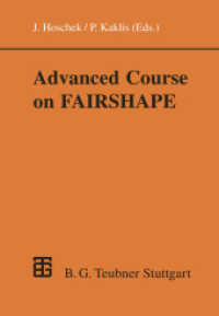 Advanced Course on FAIRSHAPE （1996. 288 p. 288 p. 235 mm）