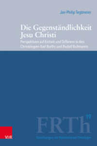 Die Gegenständlichkeit Jesu Christi : Perspektiven auf Einheit und Differenz in den Christologien Karl Barths und Rudolf Bultmanns. Dissertationsschrift (Forschungen zur Reformierten Theologie Band 019) （2025. 658 S. 240 mm）
