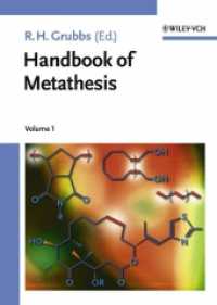 メタセシス・ハンドブック（全３巻）<br>Handbook of Metathesis