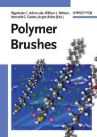 Polymer Brushes （2004. XII, 484 p. w. 365 figs. (15 col.) 24 cm）