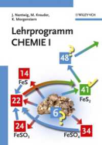 Lehrprogramm Chemie. Bd.1 20 Programme Anorganische Chemie, 7 Programme Allgemeine Chemie, 2 Programme Organische Chemie （6. Aufl. 2007. XIII, 654 S. m. 40 Abb. u. 22 Tab. 21 cm）