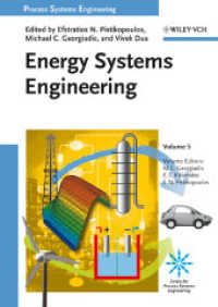 プロセスシステム工学・第５巻：エネルギーシステム工学<br>Process Systems Engineering, Vol.5 : Energy Systems Engineering