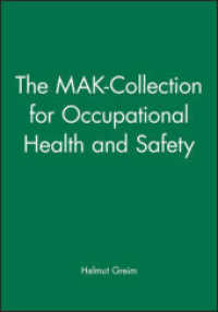 産業衛生のためのMAK値データ集 ：MAK値ドクメンテーション・第26巻<br>MAK Value Documentations (The MAK-Collection for Occupational Health and Safety Vol.26)