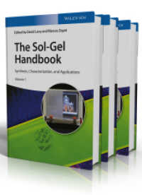 ゾル－ゲル法ハンドブック：合成・キャラクタリゼーション・応用（全３巻）<br>The Sol-Gel Handbook, 3 Vols. : Synthesis, Characterization, and Applications （2015. XVIII S. 250 SW-Abb., 193 Farbabb. 244 mm）