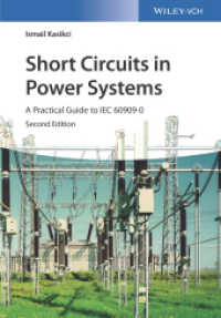 Short Circuits in Power Systems : A Practical Guide to IEC 60909-0 （2. Aufl. 2018. XIV, 298 S. 1 SW-Abb. 244 mm）